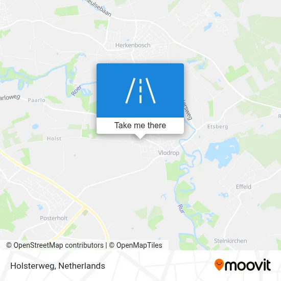 Holsterweg map