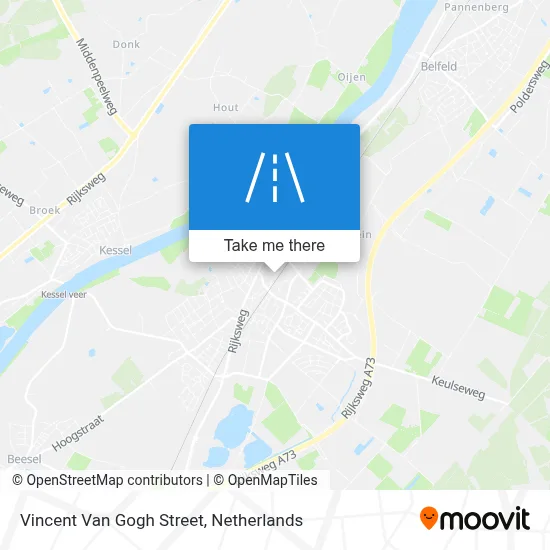 Vincent Van Goghstraat map