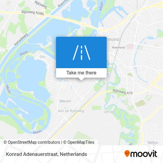 Konrad Adenauerstraat map