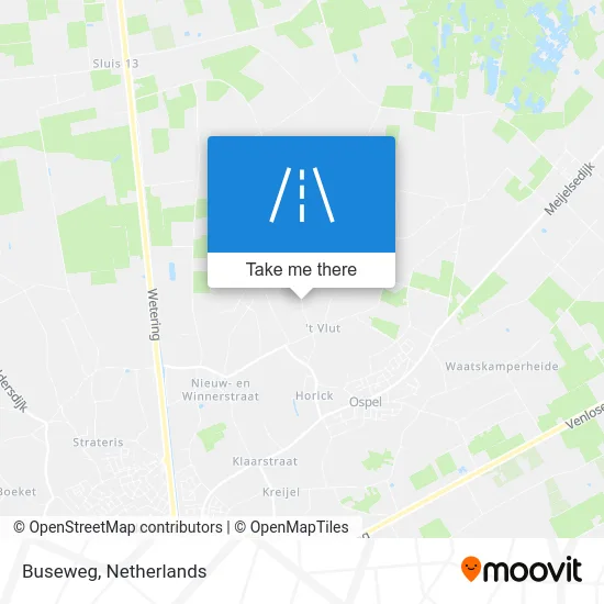 Buseweg map