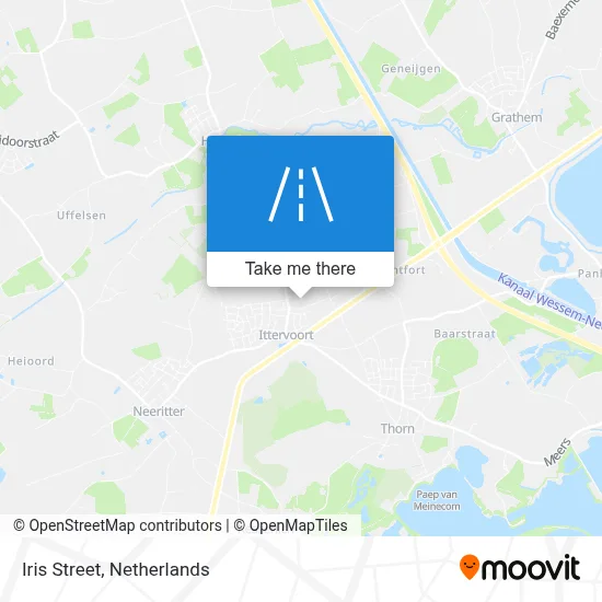 Irisstraat map