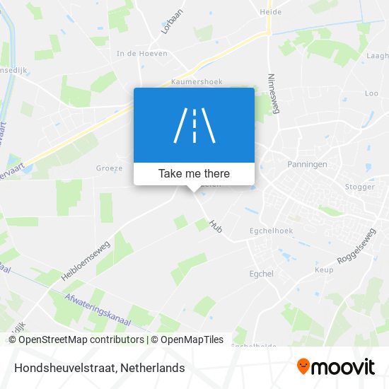 Hondsheuvelstraat map