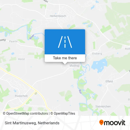 Sint Martinusweg map