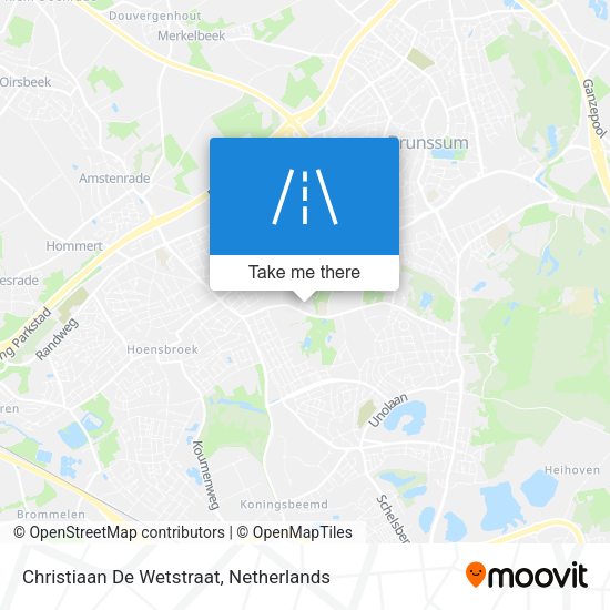 Christiaan De Wetstraat map
