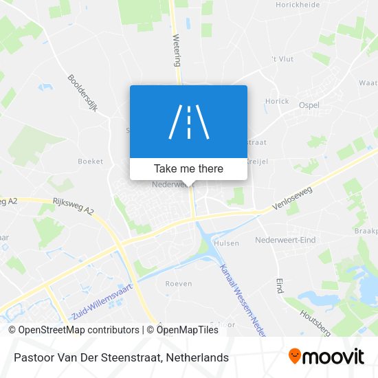 Pastoor Van Der Steenstraat map