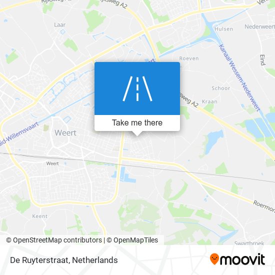 De Ruyterstraat map