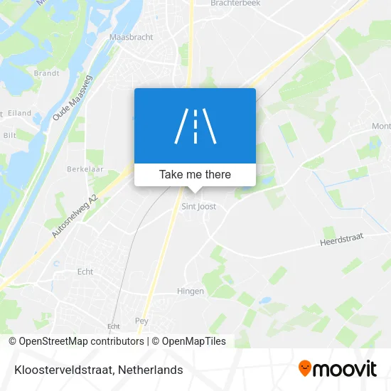 Kloosterveldstraat map