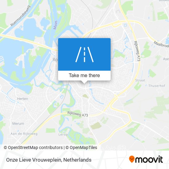 Onze Lieve Vrouweplein map