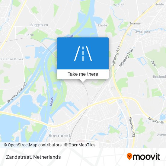 Zandstraat map