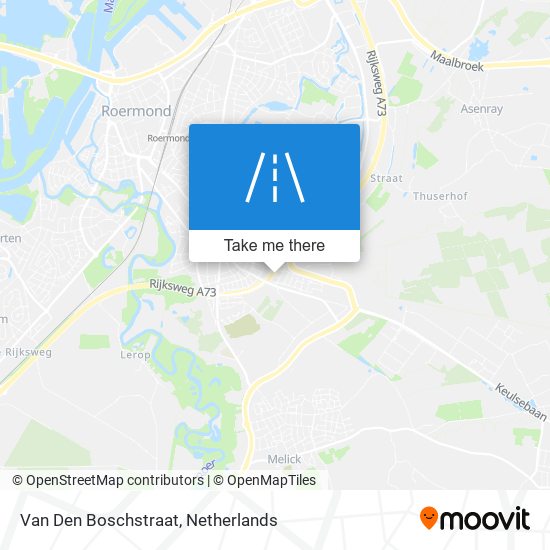 Van Den Boschstraat map