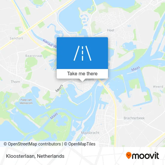 Kloosterlaan map