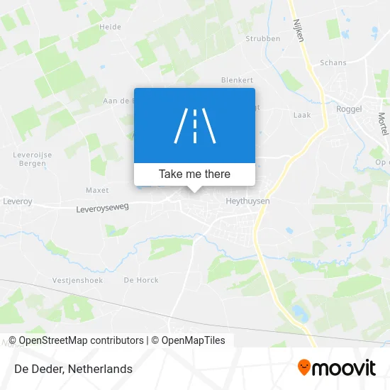 De Deder map