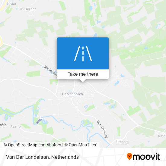Van Der Landelaan map