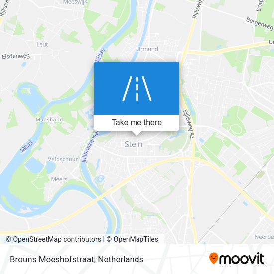 Brouns Moeshofstraat map