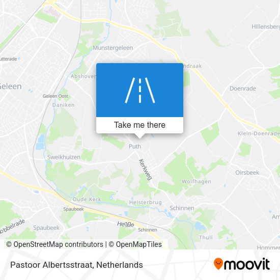 Pastoor Albertsstraat map