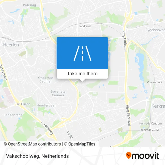 Vakschoolweg map
