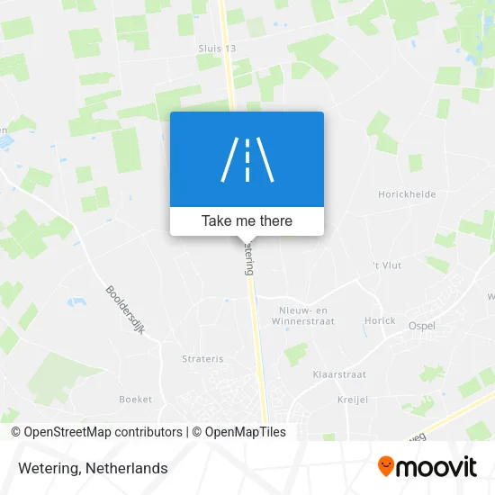 Wetering map