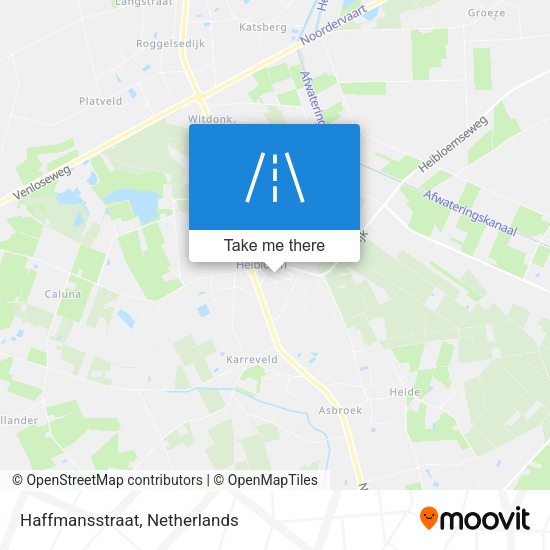 Haffmansstraat map