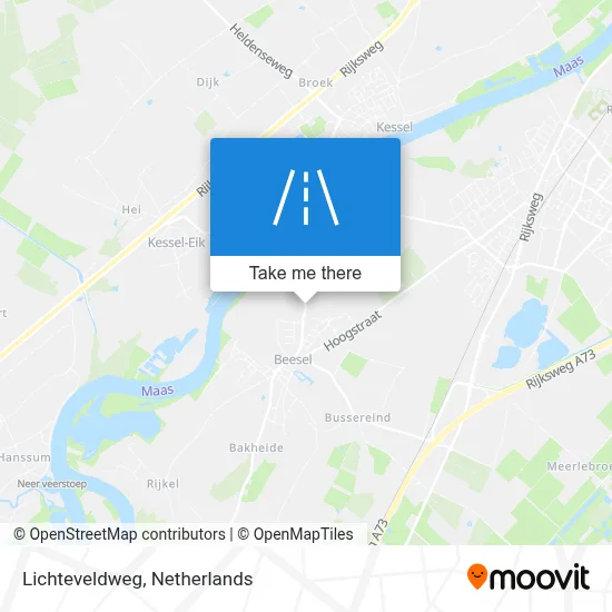 Lichteveldweg map