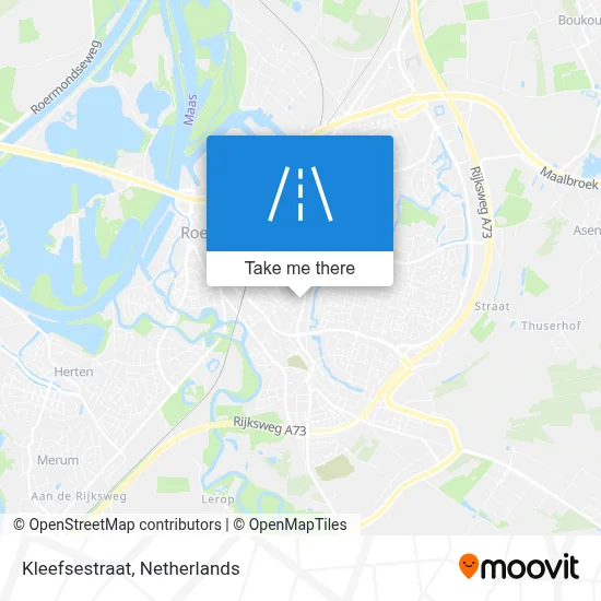 Kleefsestraat map
