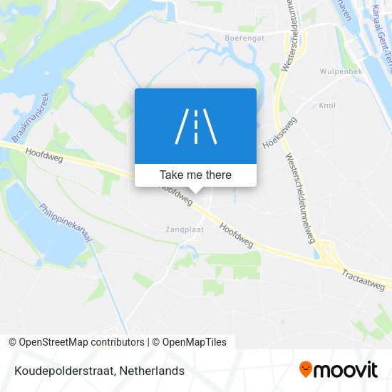 Koudepolderstraat map