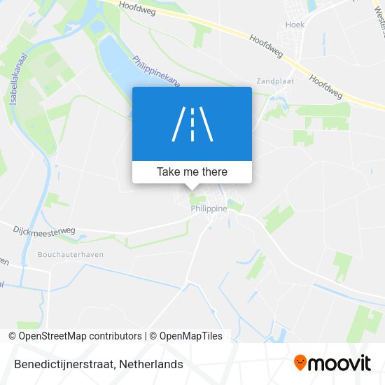 Benedictijnerstraat map