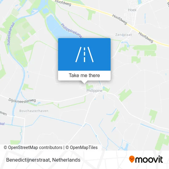 Benedictijnerstraat map