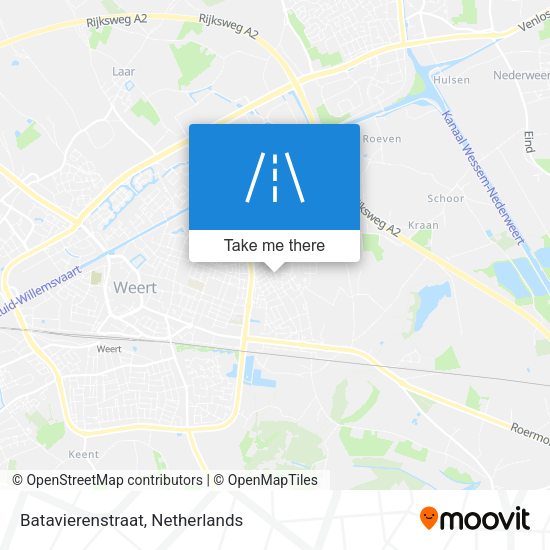 Batavierenstraat map