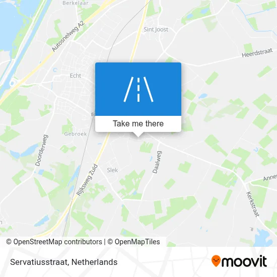 Servatiusstraat map