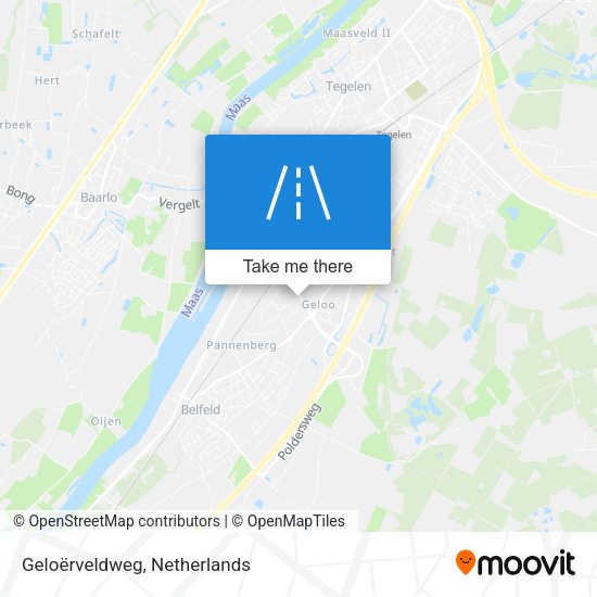 Geloërveldweg map