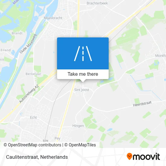 Caulitenstraat map