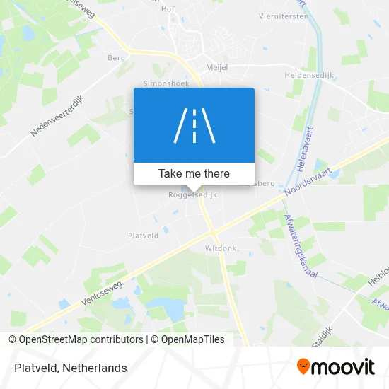 Platveld map