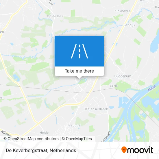 De Keverbergstraat map