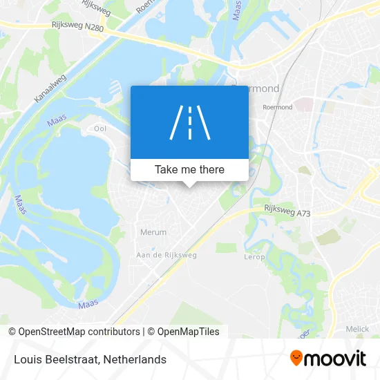 Louis Beelstraat map