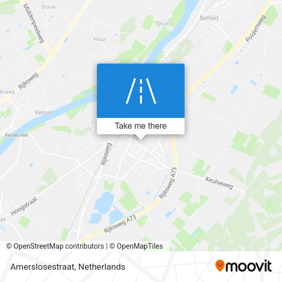 Amerslosestraat map