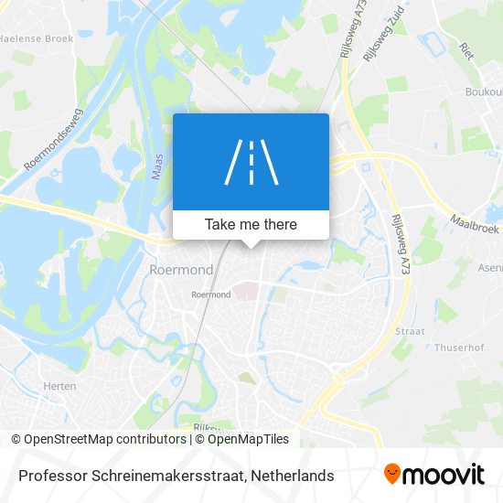 Professor Schreinemakersstraat map