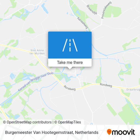 Burgemeester Van Hootegemstraat map