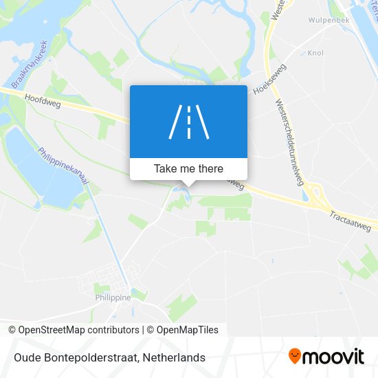 Oude Bontepolderstraat map