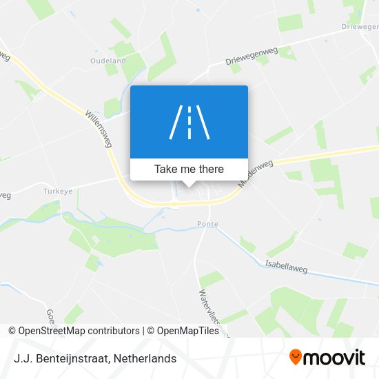 J.J. Benteijnstraat map