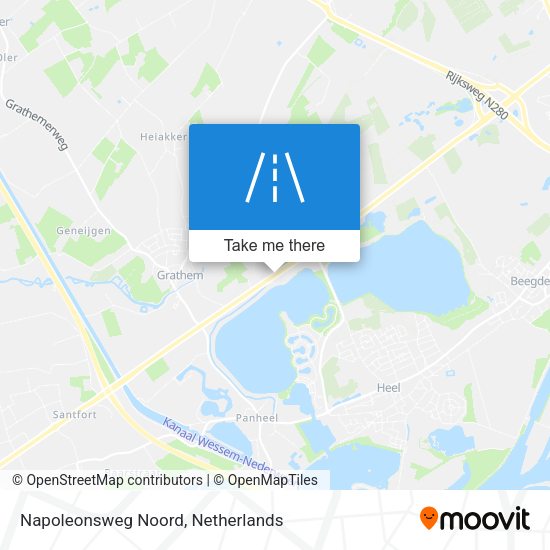 Napoleonsweg Noord map