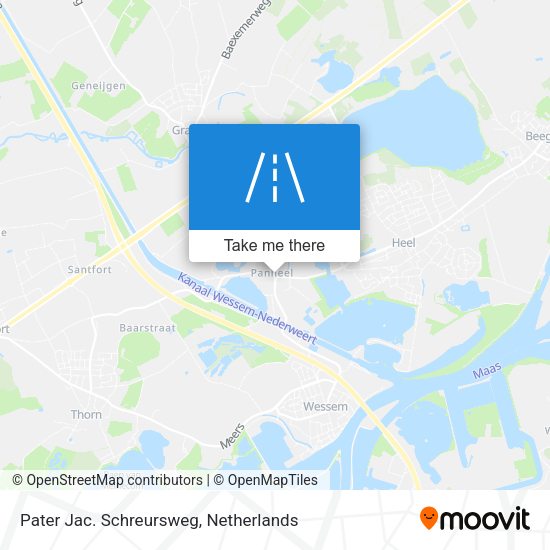 Pater Jac. Schreursweg map