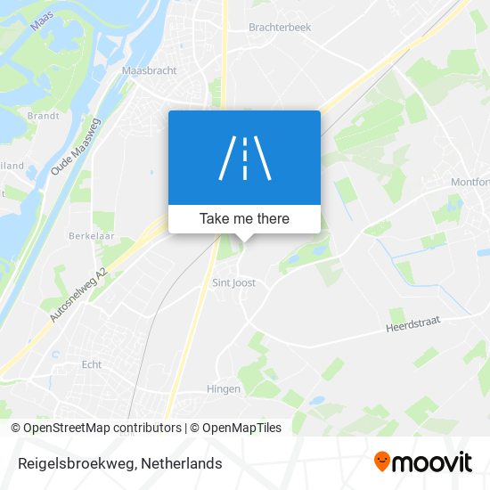 Reigelsbroekweg map