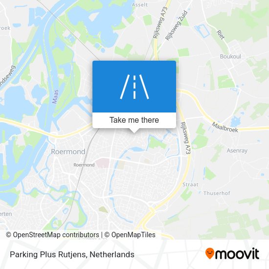 Parking Plus Rutjens map