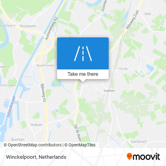 Winckelpoort map