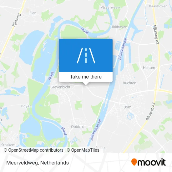 Meerveldweg map