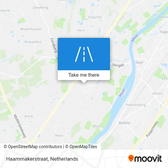 Haammakerstraat map