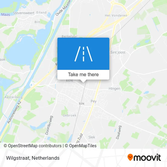Wilgstraat map
