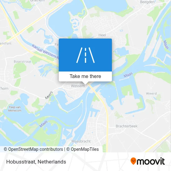 Hobusstraat map