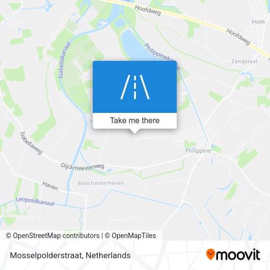 Mosselpolderstraat map