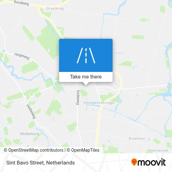 Sint Bavostraat map